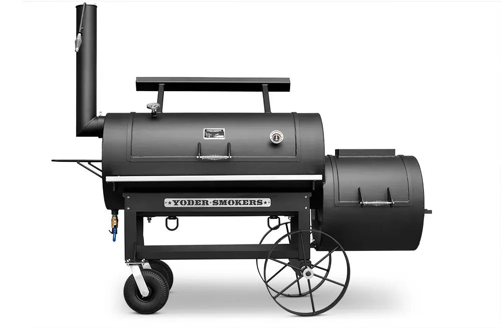 Yoder Yoder Loaded Kingman Offset Smoker (2026 Model) 661-010-000 Barbecue Finished - Charcoal