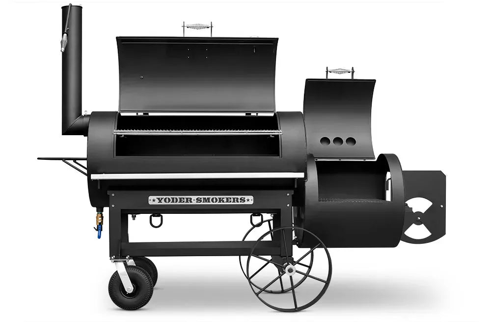 Yoder Yoder Loaded Kingman Offset Smoker (2026 Model) 661-010-000 Barbecue Finished - Charcoal