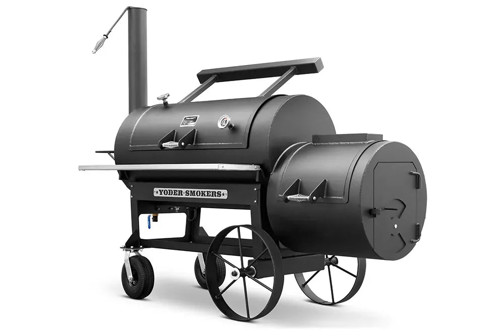 Yoder Yoder Loaded Kingman Offset Smoker (2026 Model) 661-010-000 Barbecue Finished - Charcoal