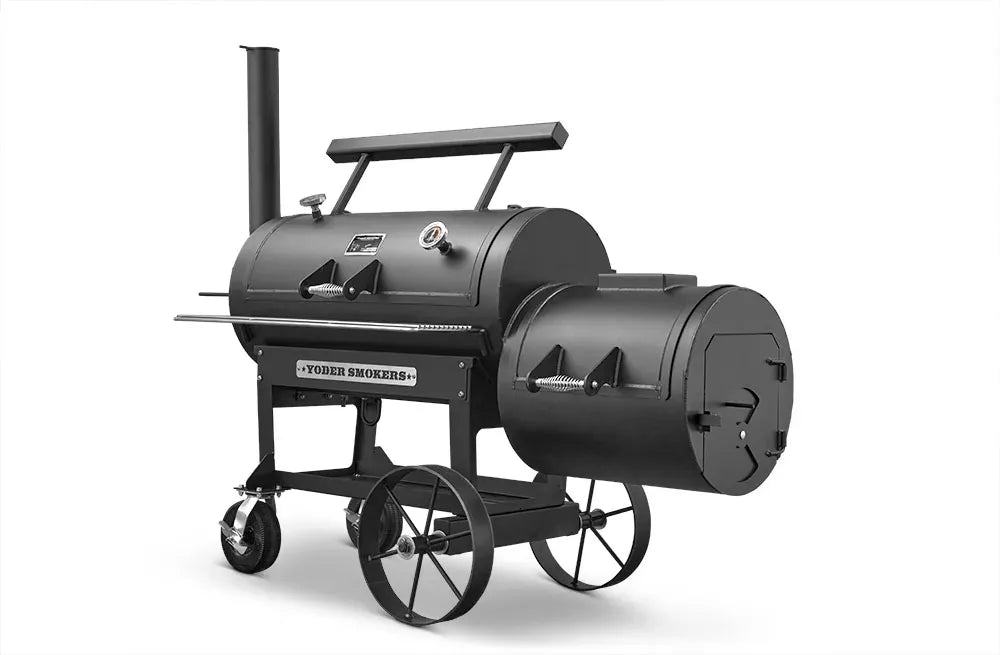 Yoder Yoder Loaded Wichita Offset Smoker (2026 Model) 641-000-000 Barbecue Finished - Charcoal