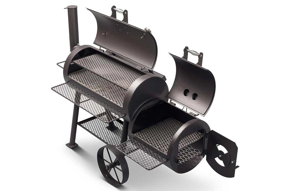 Yoder Yoder Loaded Wichita Offset Smoker A41676 Barbecue Finished - Charcoal
