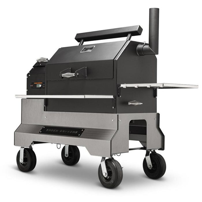 Yoder Yoder YS640s Competition Pellet Grill Silver 9612S22-000 Barbecue Finished - Pellet