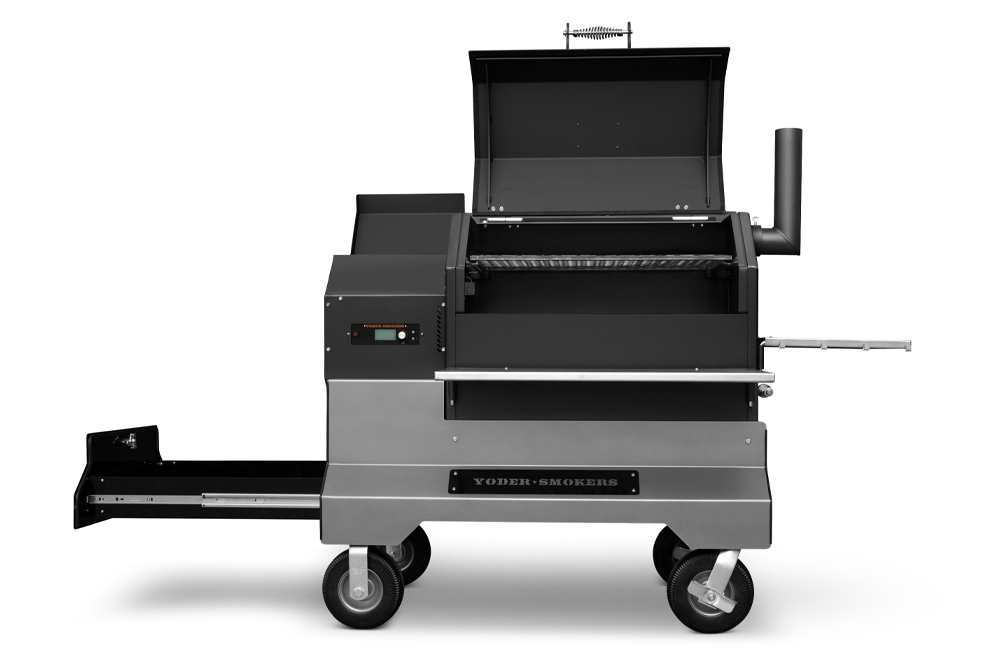 Yoder YS640s Competition Pellet Grill w/ Stainless Steel Shelves