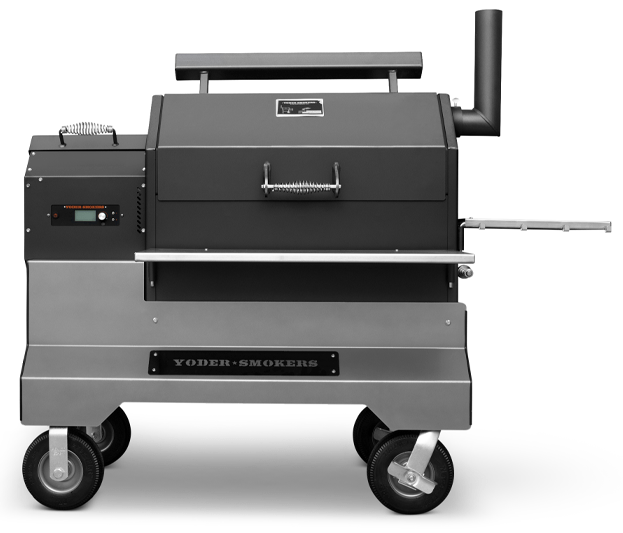 Yoder YS640s Competition Pellet Grill w/ Stainless Steel Shelves