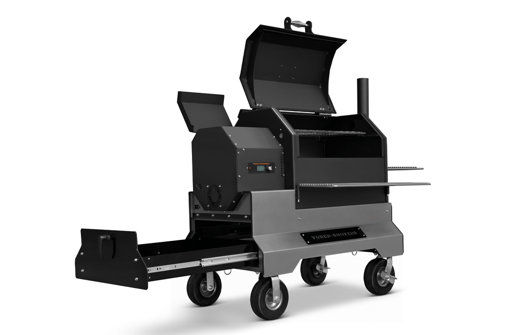 Yoder Yoder YS640s Competition Pellet Grill w/ Wire Shelves & Drawer 9617X22-000 Barbecue Finished - Pellet