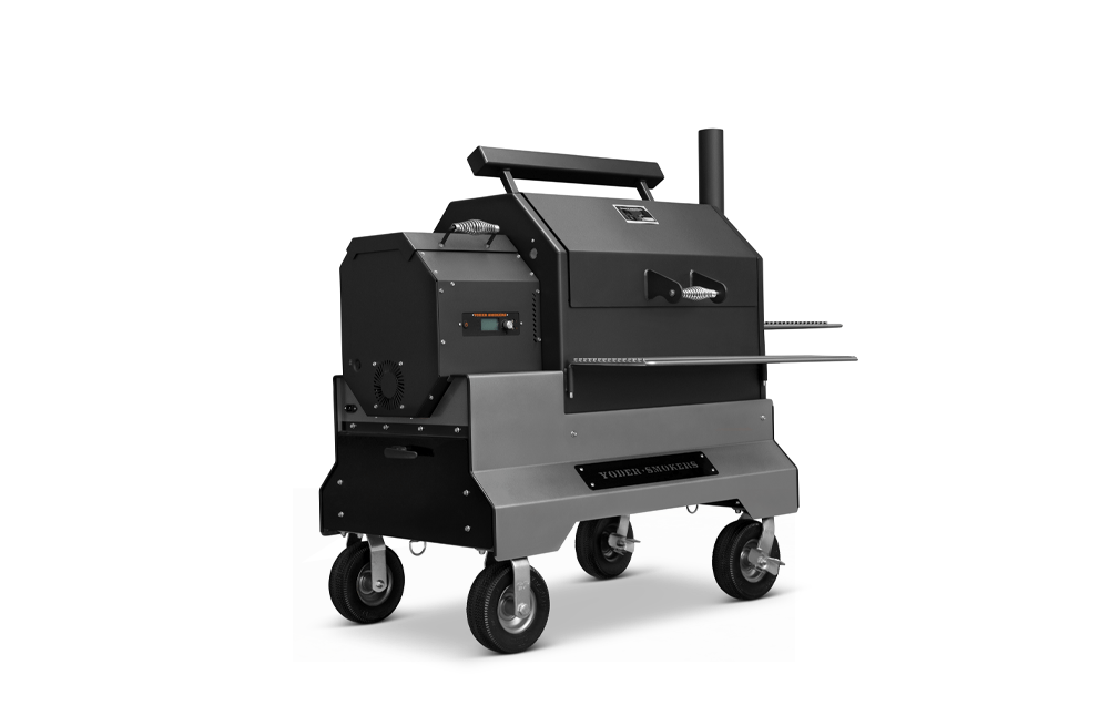 Yoder Yoder YS640s Competition Pellet Grill w/ Wire Shelves & Drawer 9617X22-000 Barbecue Finished - Pellet